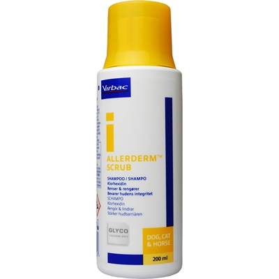 Virbac Allerderm Scrub Shampoo 200 ml.